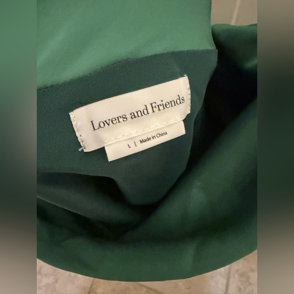 Lovers + Friends Boa Mini Dress in Green - Picture 5 of 7